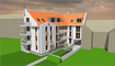 12 lakásos lakóépület és iroda - Sopron